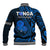 Tonga ANZAC Day Baseball Jacket Lest We Forget Blue Version LT9 - Polynesian Pride