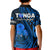 Tonga ANZAC Day Kid Polo Shirt Lest We Forget Blue Version LT9 - Polynesian Pride