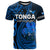 Tonga ANZAC Day T Shirt Lest We Forget Blue Version LT9 Blue - Polynesian Pride