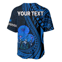 (Custom Personalised) Tonga ANZAC Day Baseball Jersey Lest We Forget Blue Version LT9 - Polynesian Pride