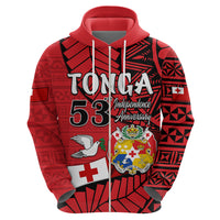 Tonga Hoodie Emancipation Day Happy 53rd Independence Anniversary LT9 - Polynesian Pride