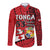 Tonga Emancipation Day Long Sleeve Button Shirt Happy 53rd Independence Anniversary LT9 Unisex Red - Polynesian Pride