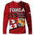 (Custom Personalised) Tonga Emancipation Day Long Sleeve Shirt Happy 53rd Independence Anniversary LT9 Unisex Red - Polynesian Pride