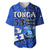 Tonga Emancipation Day Baseball Jersey Happy 53rd Independence Anniversary Blue Version LT9 - Polynesian Pride