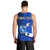 (Custom Personalised) Tonga Emancipation Day Men Tank Top Happy 53rd Independence Anniversary Blue Version LT9 - Polynesian Pride