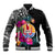 Tahiti Island Baseball Jacket French Polynesian Tropical LT9 Unisex Black - Polynesian Pride