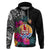 Tahiti Island Hoodie French Polynesia Tropical LT9 Zip Hoodie Black - Polynesian Pride