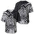 Polynesian Tahiti Island Baseball Jersey The Wave of Water - Black LT9 Black - Polynesian Pride