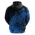 Polynesian Tahiti Island Hoodie The Wave of Water Blue LT9 - Polynesian Pride