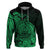 Polynesian Tahiti Island Hoodie The Wave of Water Green LT9 - Polynesian Pride