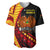 Papua New Guinea Baseball Jersey The Greater Bird of Paradise LT9 - Polynesian Pride