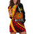 Papua New Guinea Hoodie Dress The Greater Bird of Paradise LT9 - Polynesian Pride