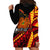 Papua New Guinea Hoodie Dress The Greater Bird of Paradise LT9 - Polynesian Pride