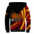 (Custom Personalised) Papua New Guinea Sherpa Hoodie The Greater Bird of Paradise LT9 - Polynesian Pride