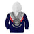 American Samoa Kid Hoodie Bald Eagle with Polynesian Pattern LT9 - Polynesian Pride