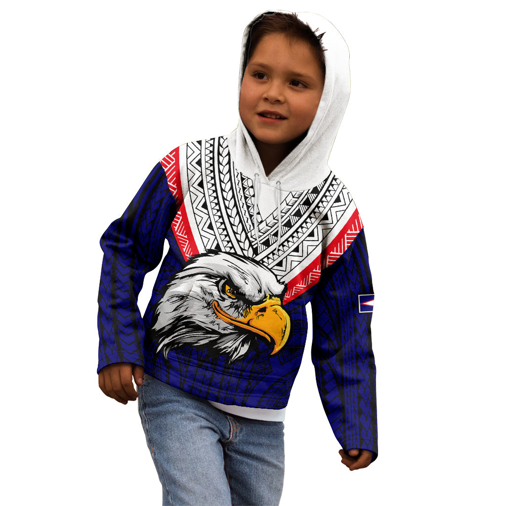 American Samoa Independence Day Kid Hoodie Simple Style LT9 - Polynesian Pride