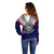 American Samoa Independence Day Off Shoulder Sweater Simple Style LT9 - Polynesian Pride