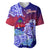 Guam Baseball Jersey Polynesian Floral Tribal LT9 - Polynesian Pride