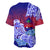 Guam Baseball Jersey Polynesian Floral Tribal LT9 - Polynesian Pride