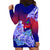 (Custom Personalised) Guam Hoodie Dress Polynesian Floral Tribal LT9 - Polynesian Pride