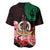 Vanuatu Baseball Jersey Polynesian Floral Tribal LT9 - Polynesian Pride