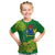 (Custom Personalised) Cook Island Kid T Shirt Polynesian Floral Tribal LT9 Green - Polynesian Pride