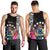 Cook Island Men Tank Top Tribal Polynesian and Tropical Flowers LT9 - Polynesian Pride