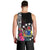 Cook Island Men Tank Top Tribal Polynesian and Tropical Flowers LT9 - Polynesian Pride