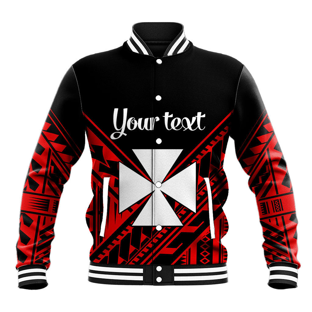 (Custom Personalised) Wallis et Futuna Baseball Jacket Happy Independence Day LT9 Unisex Red - Polynesian Pride