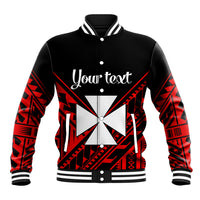 (Custom Personalised) Wallis et Futuna Baseball Jacket Happy Independence Day LT9 Unisex Red - Polynesian Pride