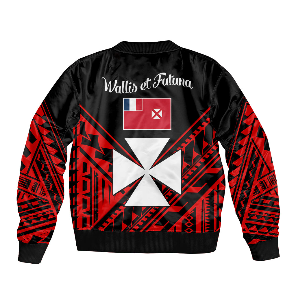 (Custom Personalised) Wallis et Futuna Bomber Jacket Happy Independence Day LT9 - Polynesian Pride