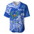 FSM Pohnpei State Baseball Jersey Polynesian Floral Tribal LT9 - Polynesian Pride