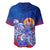 Tahiti Baseball Jersey Polynesian Floral Tribal LT9 - Polynesian Pride