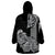 Hawaii Kakau Wearable Blanket Hoodie Polynesian Floral Tribal Black Version LT9 - Polynesian Pride