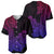 Hawaii Kakau Baseball Jersey Polynesian Floral Tribal Gradient Version LT9 Gradient - Polynesian Pride