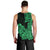 Hawaii Kakau Men Tank Top Polynesian Floral Tribal Green Version LT9 - Polynesian Pride