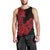 Hawaii Kakau Men Tank Top Polynesian Floral Tribal Red Version LT9 - Polynesian Pride