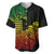 Hawaii Kakau Baseball Jersey Polynesian Floral Tribal Reggae Version LT9 - Polynesian Pride