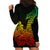 Hawaii Kakau Hoodie Dress Polynesian Floral Tribal Reggae Version LT9 - Polynesian Pride