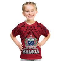 Polynesian Independent State of Samoa Red Kid T Shirt LT9 Youth XL Size14 - Polynesian Pride