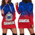 Polynesian Independent State of Samoa Gradient Hoodie Dress LT9 Gradient - Polynesian Pride