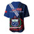 Samoa Baseball Jersey Happy Independence Day Samoan Blue Pattern LT14 - Polynesian Pride