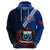 Samoa Hoodie Happy Independence Day Samoan Blue Pattern LT14 - Polynesian Pride