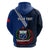 Custom Samoa Hoodie Happy Independence Day Samoan Blue Pattern LT14 - Polynesian Pride