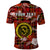 Custom Hawaii State Polo Shirt Tropical Flowers Mix Tartan Red Version LT14 - Polynesian Pride