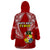 Tonga Rugby Wearable Blanket Hoodie Mate Maa Tonga Pacific Tongan Ngatu LT14 - Polynesian Pride