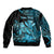 (Custom Personalised) Hawaii Monk Seal Bomber Jacket Polynesian Kakau With Kanaka Turquoise LT14 - Polynesian Pride