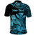 Custom Hawaii Monk Seal Polo Shirt Polynesian Kakau With Kanaka Turquoise LT14 - Polynesian Pride