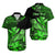 (Custom Personalised) Hawaii Monk Seal Hawaiian Shirt Polynesian Kakau With Kanaka Green LT14 Green - Polynesian Pride