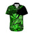 (Custom Personalised) Hawaii Monk Seal Hawaiian Shirt Polynesian Kakau With Kanaka Green LT14 - Polynesian Pride